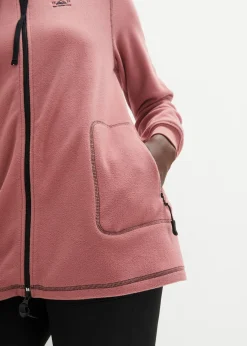 Chaqueta polar con bolsillos con cremallera