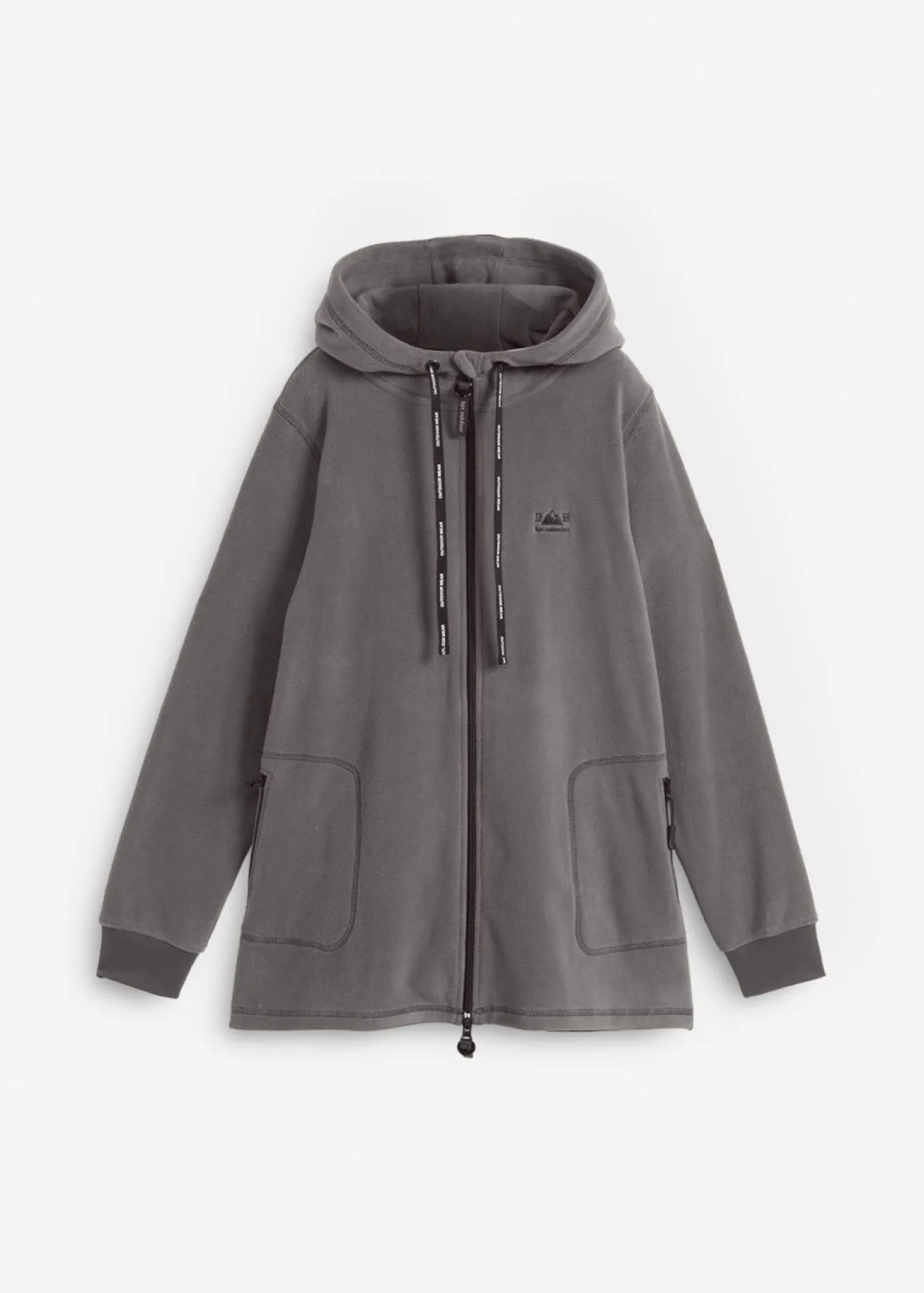 Chaqueta polar con bolsillos con cremallera