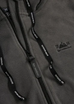 Chaqueta polar con bolsillos con cremallera