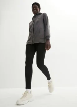 Chaqueta polar con bolsillos con cremallera