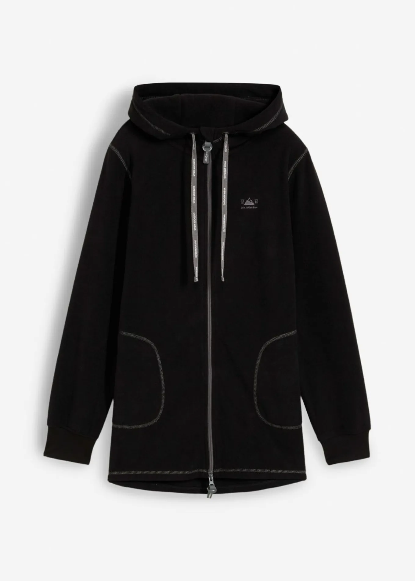 Chaqueta polar con bolsillos con cremallera