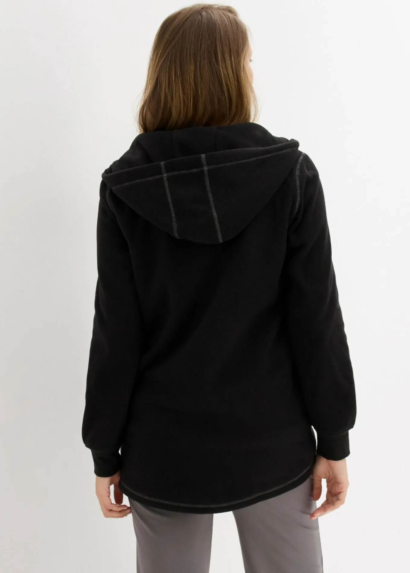 Chaqueta polar con bolsillos con cremallera