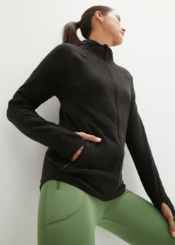 Chaqueta polar con bolsillos con cremallera
