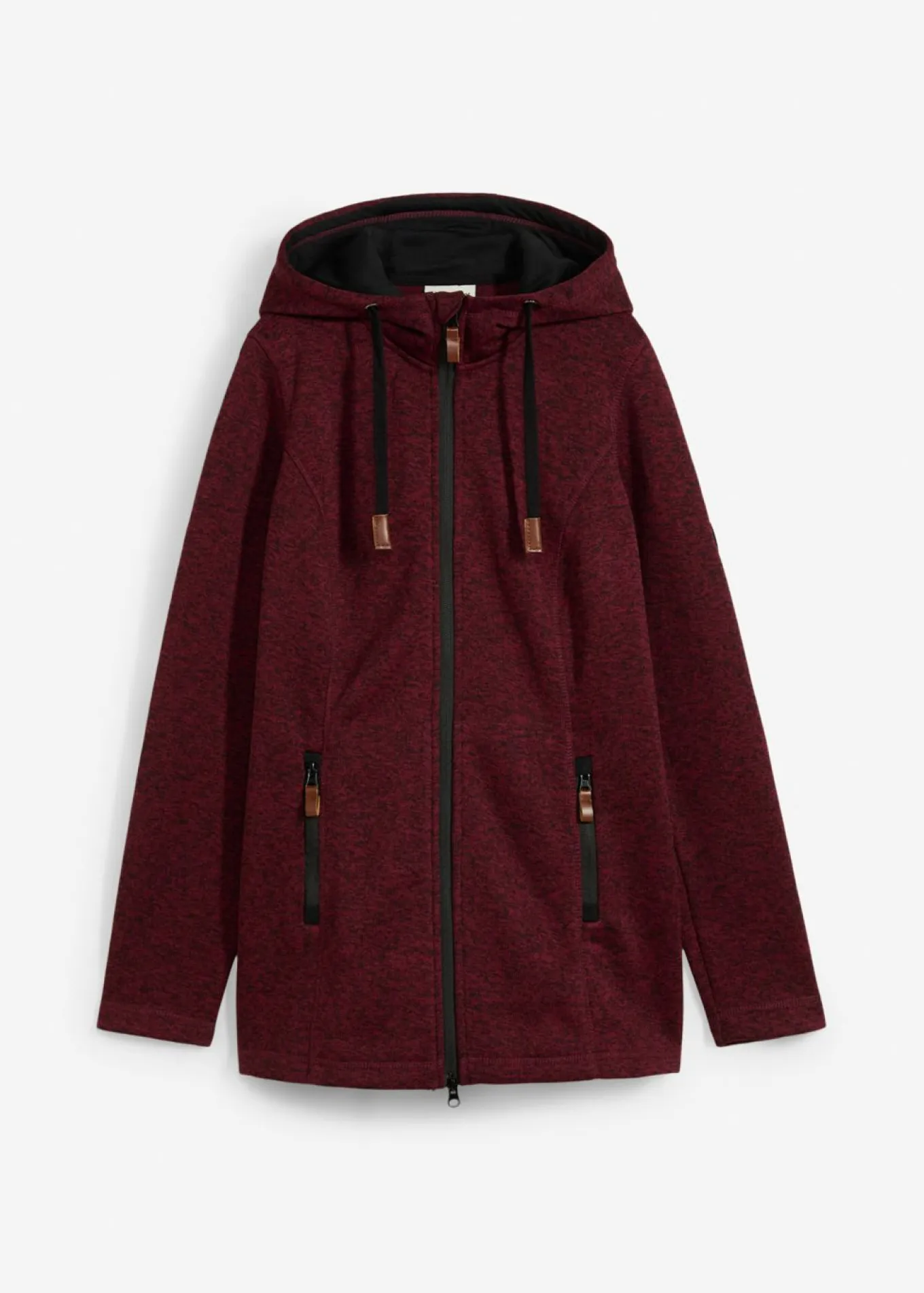 Chaqueta polar con capucha