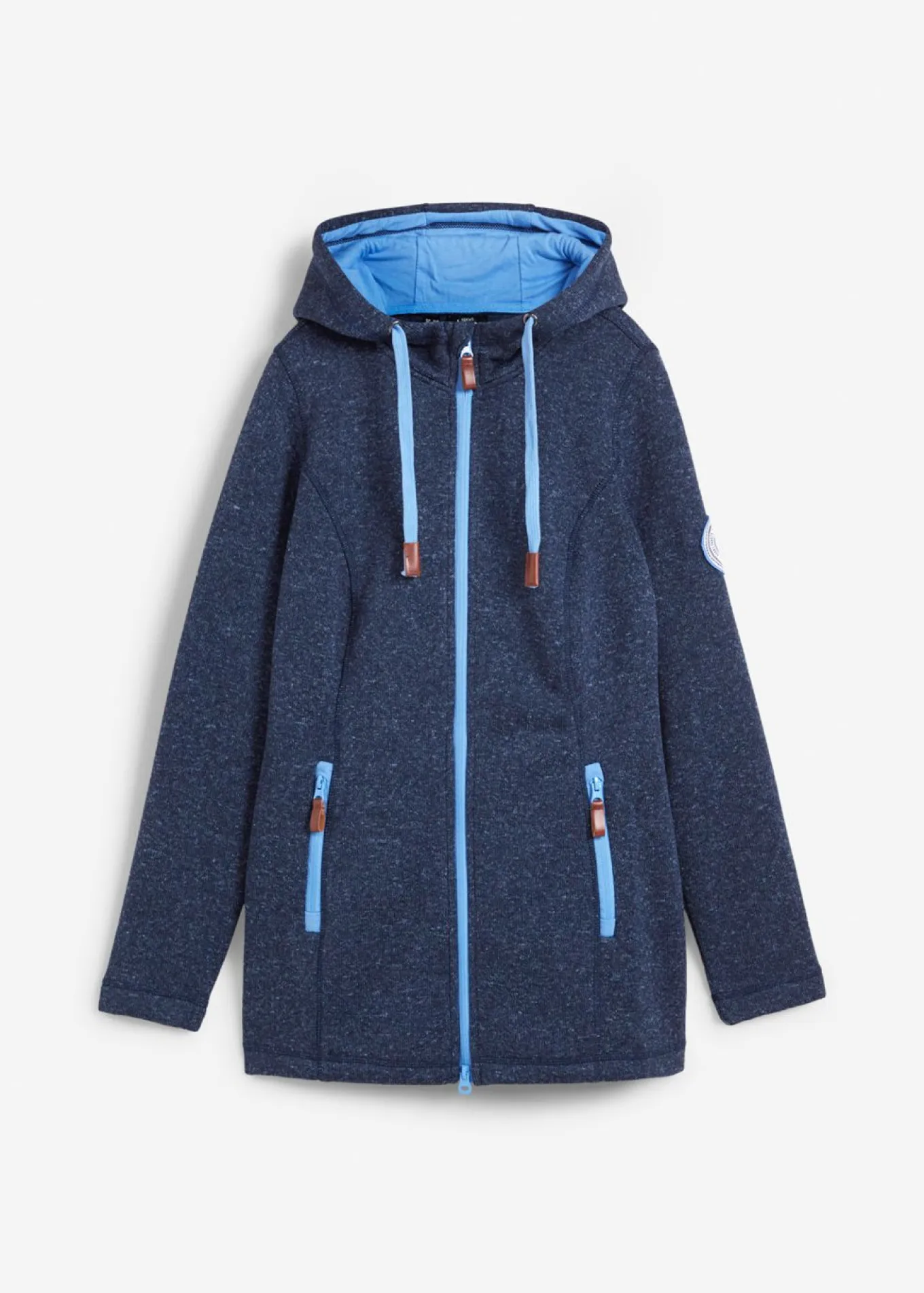 Chaqueta polar con capucha