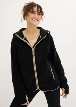 Chaqueta polar con capucha