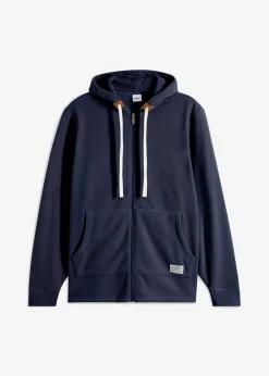 Chaqueta polar con capucha y bolsillos