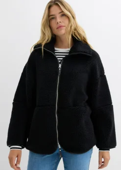 Chaqueta polar con corte holgado