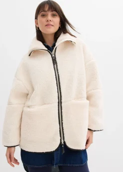 Chaqueta polar con corte holgado