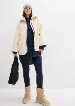 Chaqueta polar con corte holgado
