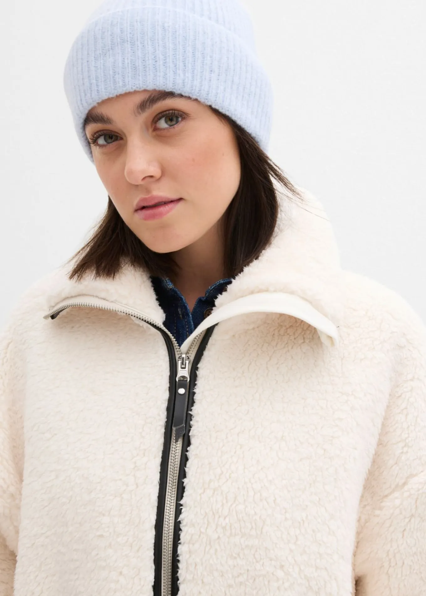 Chaqueta polar con corte holgado