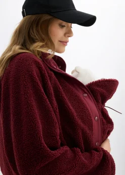 Chaqueta polar premamá/de porteo 3 en 1
