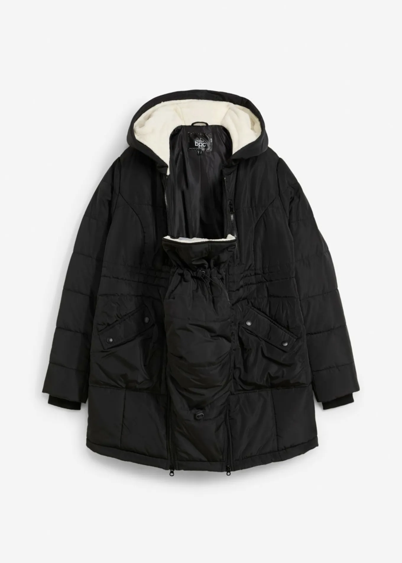 Chaqueta premamá 3 en 1 con inserto de porteo