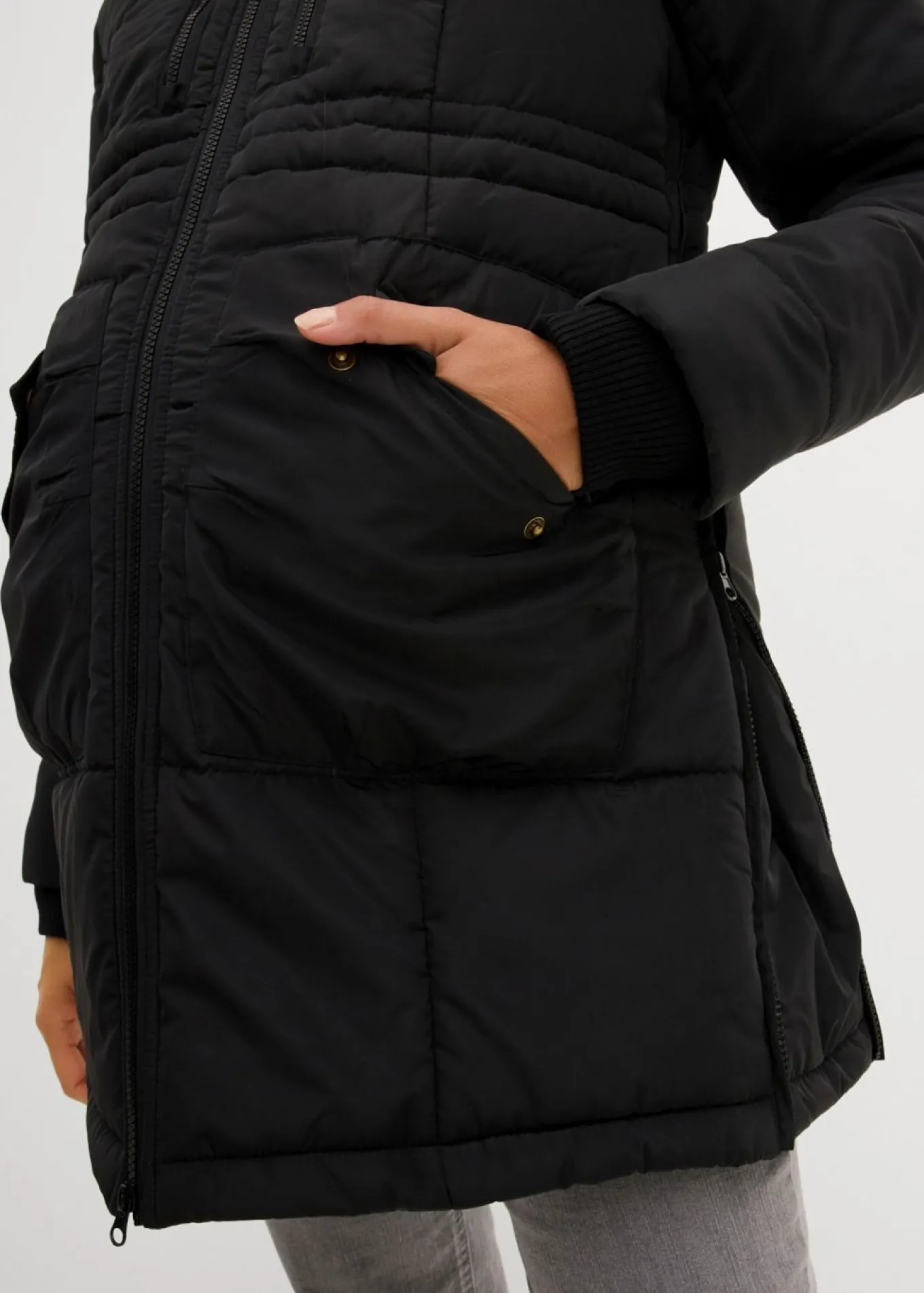 Chaqueta premamá 3 en 1 con inserto de porteo