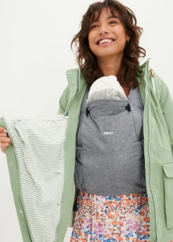 Chaqueta premamá 3 en 1 con inserto de porteo
