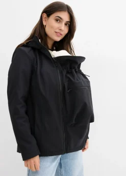 Chaqueta premamá de porteo 6 en 1 con forro polar extraíble