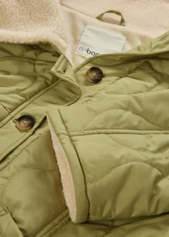 Chaqueta premamá ligera 3 en 1 con forro polar e inserto de porteo