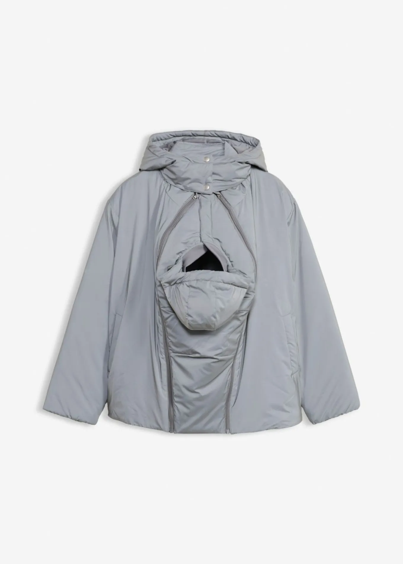 Chaqueta premamá reflectante 3 en 1 con inserto para porteo y para el embarazo