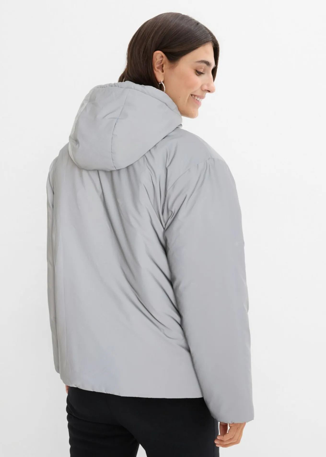 Chaqueta premamá reflectante 3 en 1 con inserto para porteo y para el embarazo