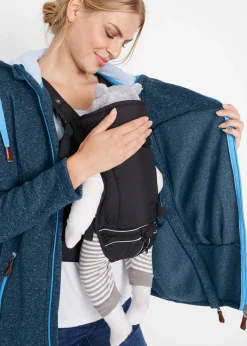 Chaqueta premamá/de porteo de tejido polar