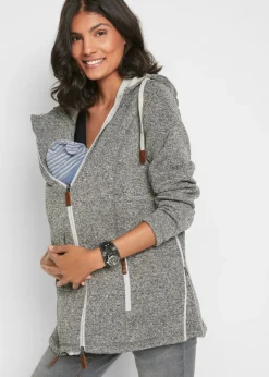 Chaqueta premamá/de porteo de tejido polar
