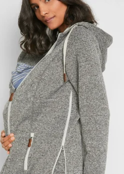 Chaqueta premamá/de porteo de tejido polar