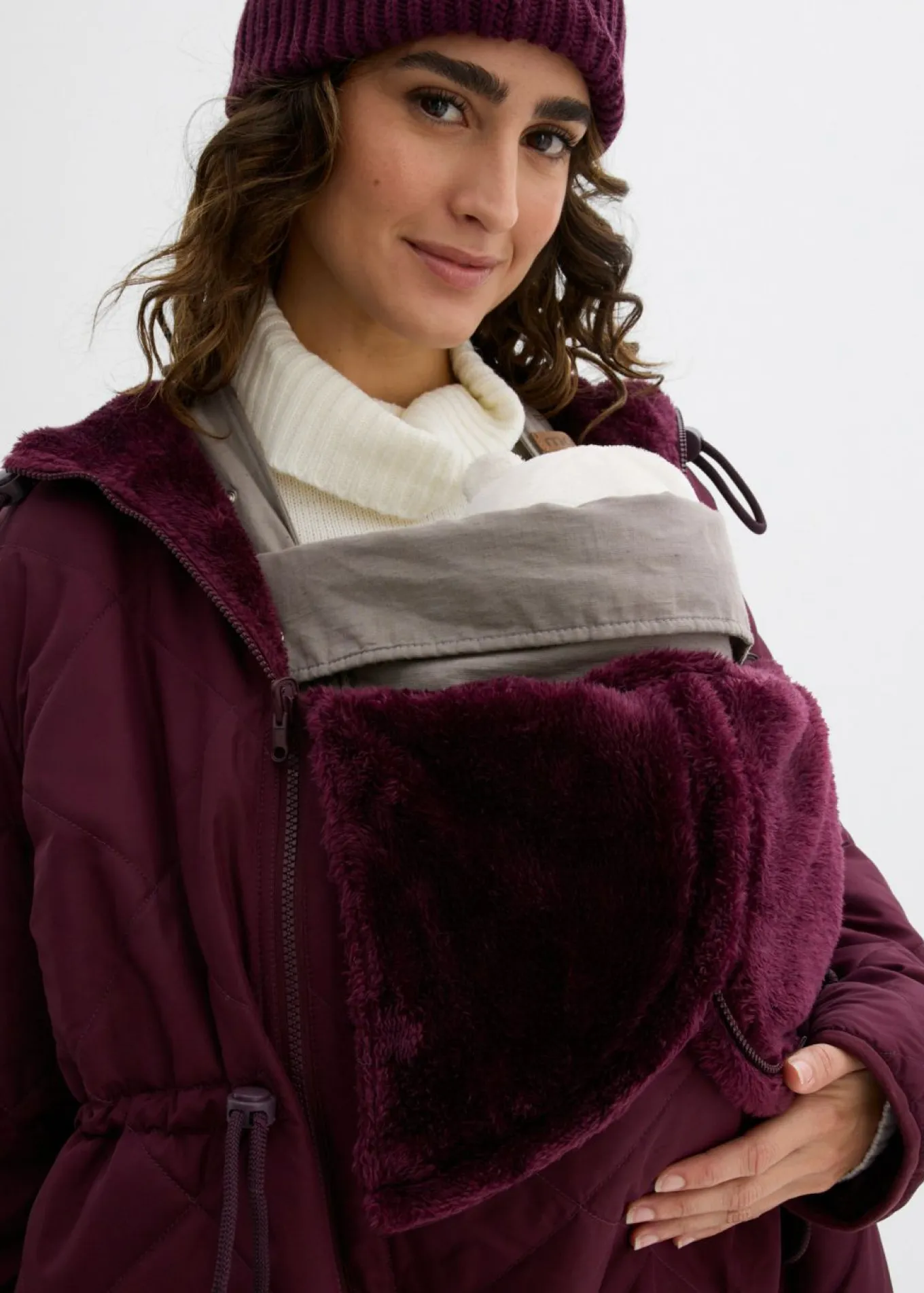 Chaqueta reversible 6 en 1 para durante y después del embarazo