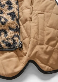 Chaqueta reversible 2 en 1 de forro polar