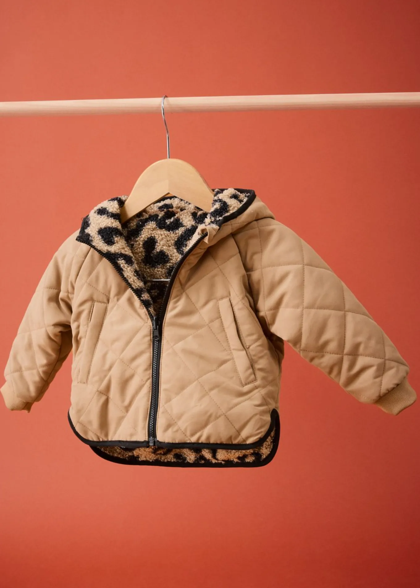 Chaqueta reversible 2 en 1 de forro polar