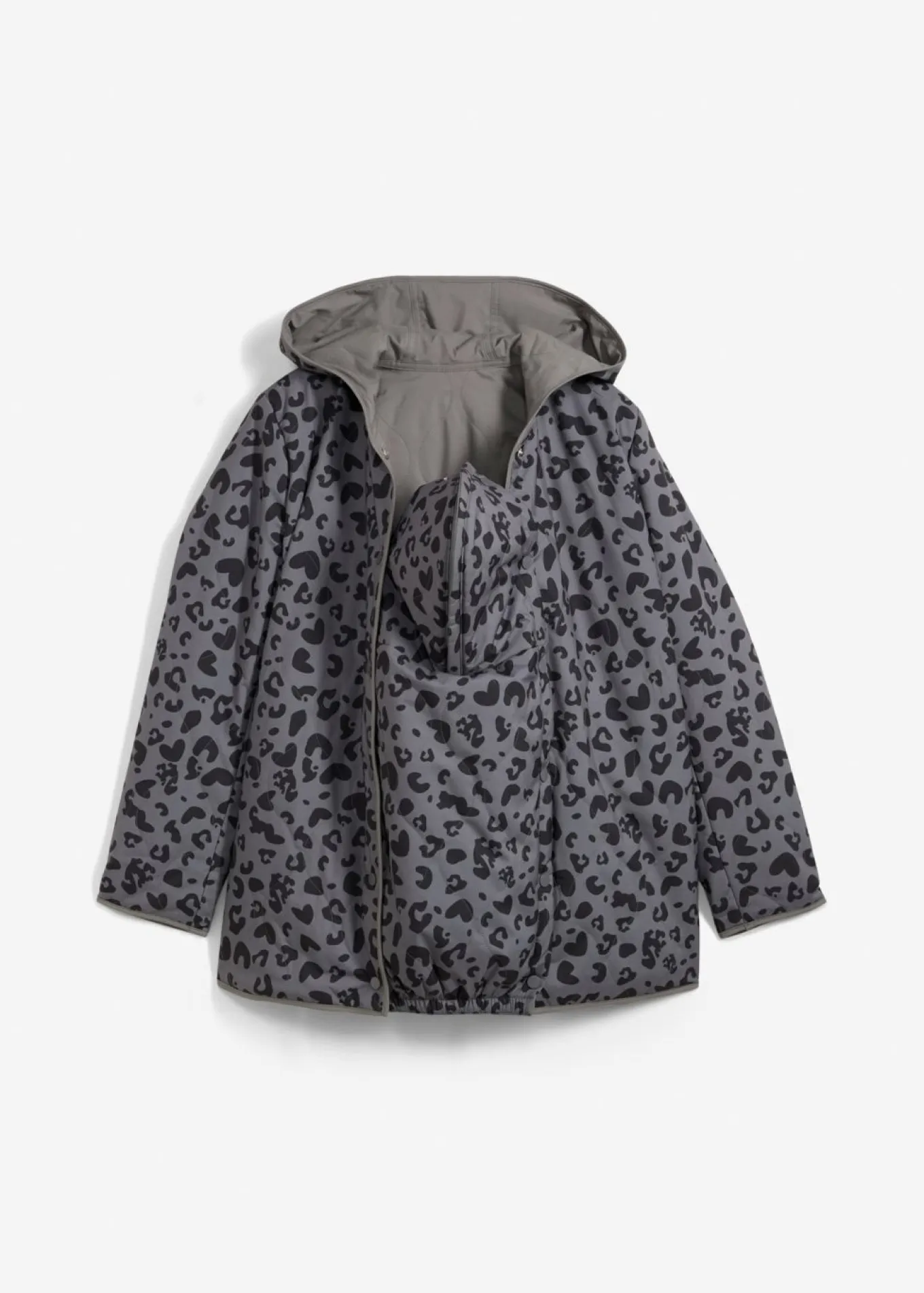 Chaqueta reversible premamá 4 en 1 con función de porteo