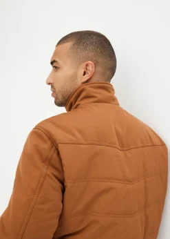 Chaqueta softshell acolchada con forma de cazadora
