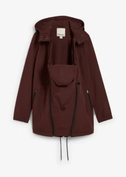 Chaqueta softshell de porteo/premamá con ancho regulable