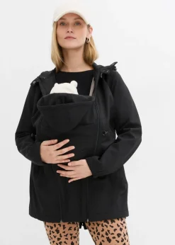 Chaqueta softshell de porteo/premamá con ancho regulable