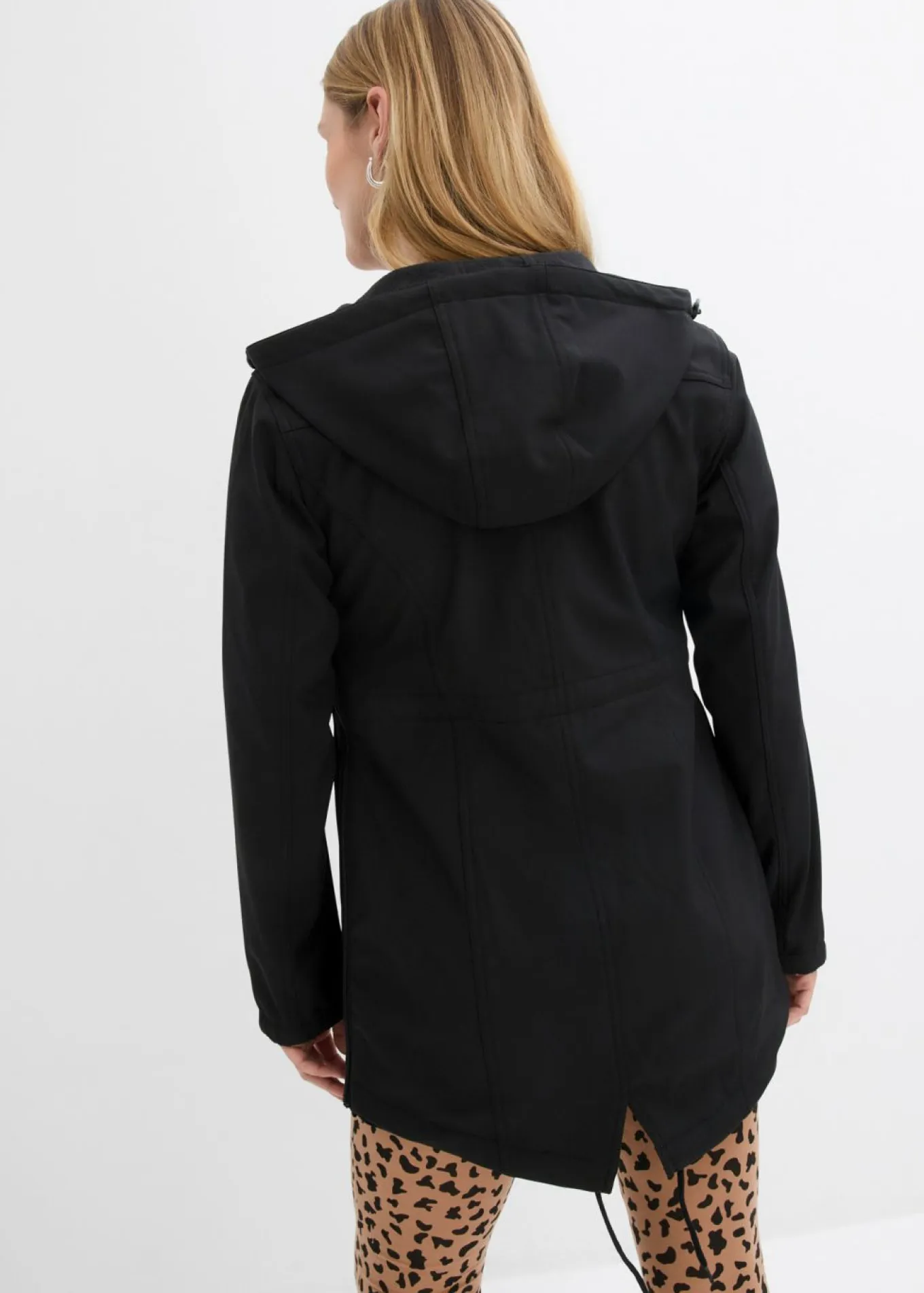 Chaqueta softshell de porteo/premamá con ancho regulable