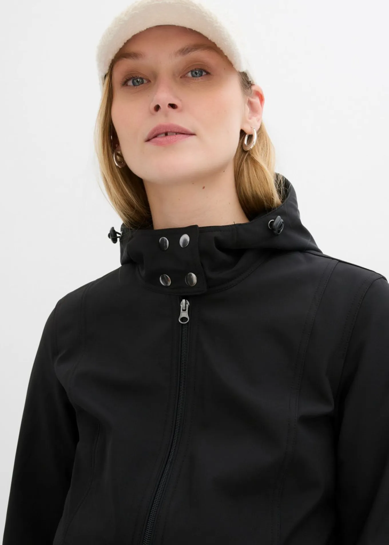 Chaqueta softshell de porteo/premamá con ancho regulable