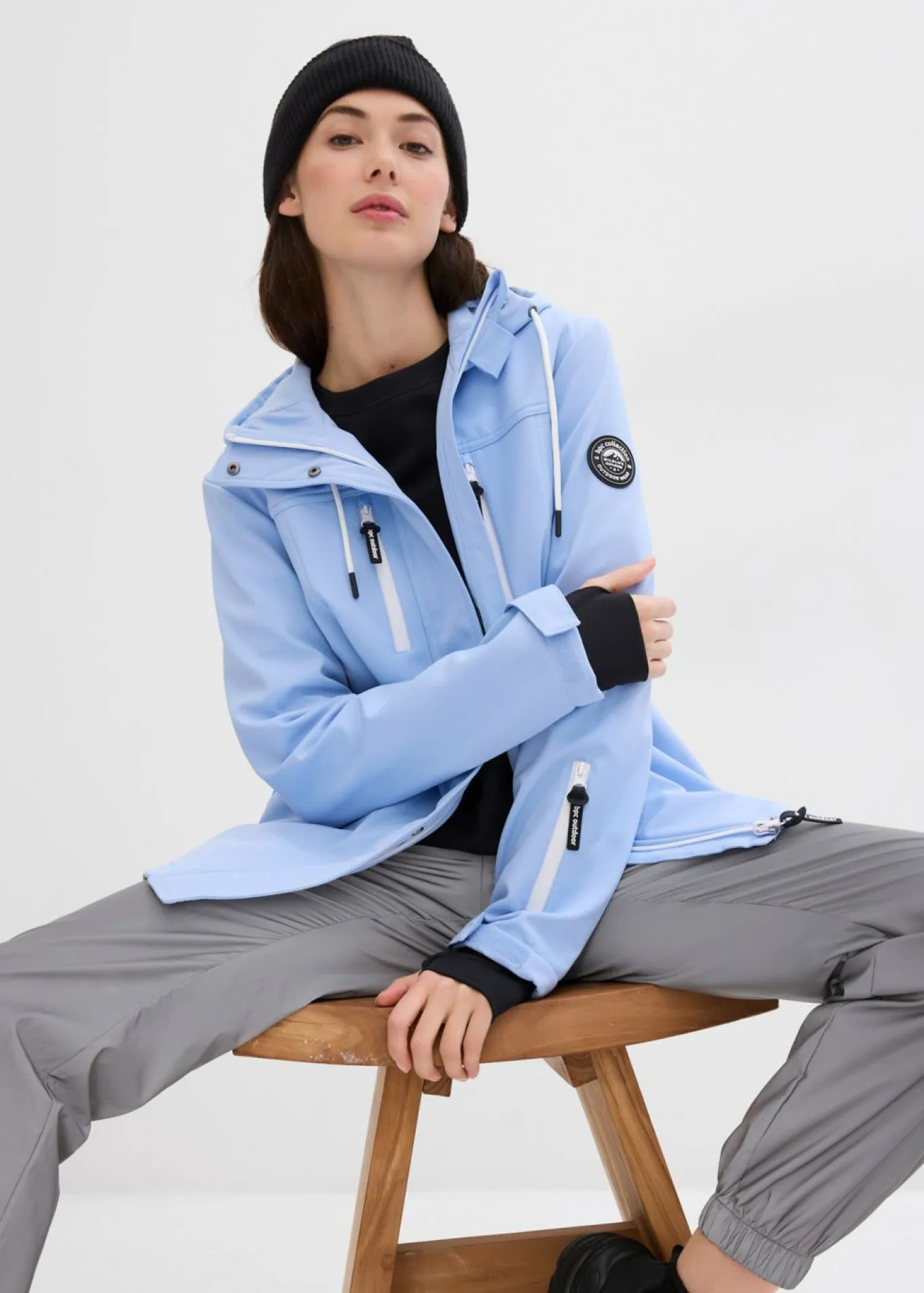 Chaqueta softshell repelente al agua
