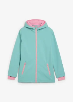 Chaqueta softshell repelente al agua con capucha