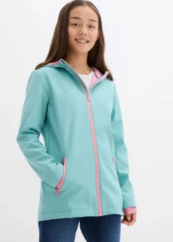 Chaqueta softshell repelente al agua con capucha