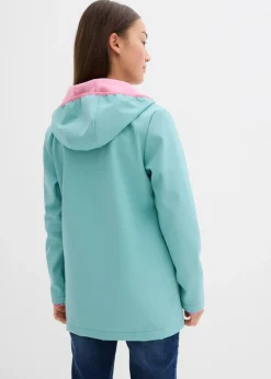 Chaqueta softshell repelente al agua con capucha