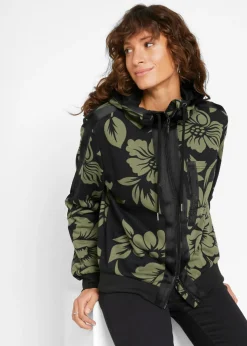 Chaqueta tipo sudadera con algodón