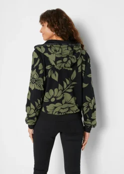 Chaqueta tipo sudadera con algodón