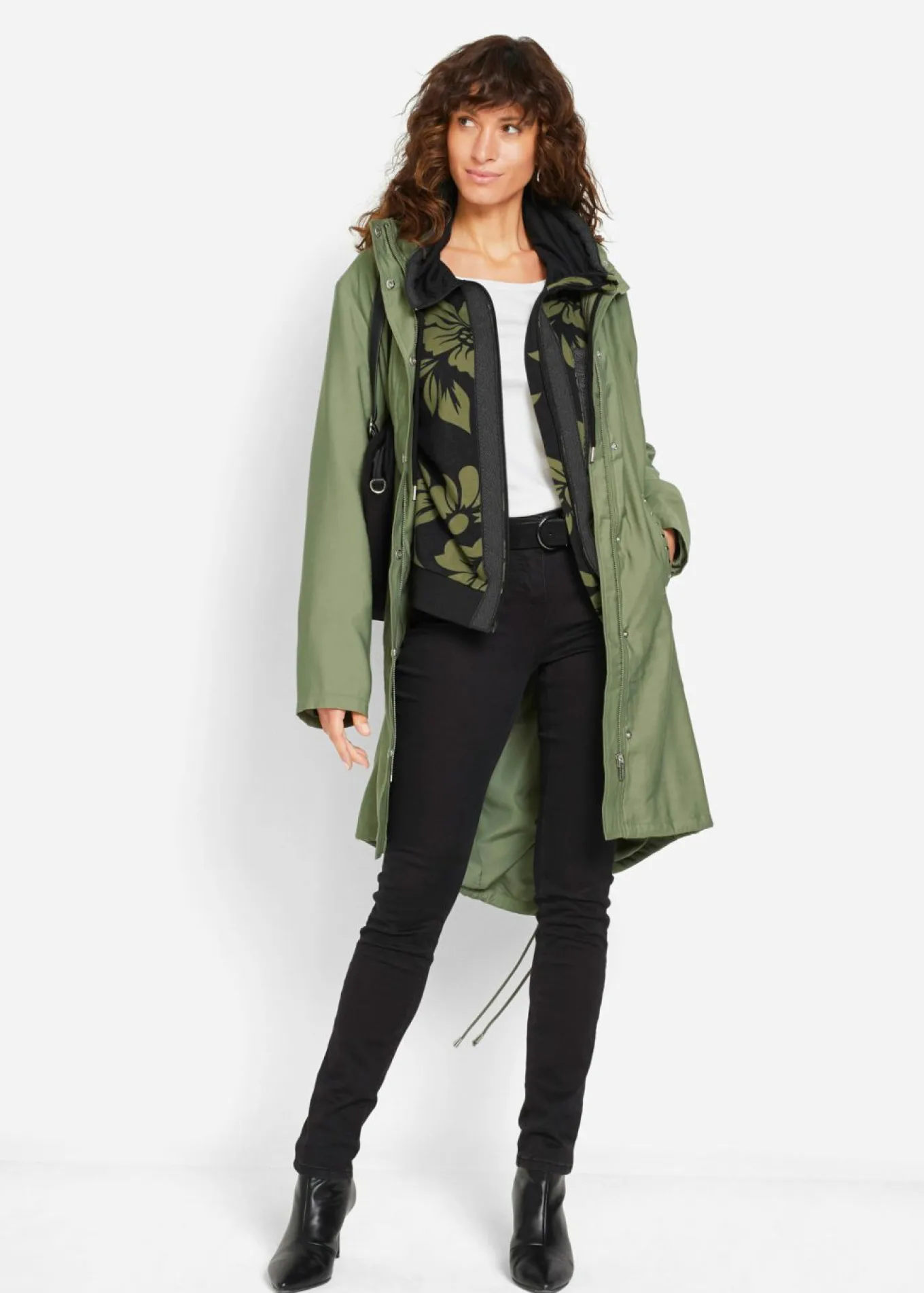 Chaqueta tipo sudadera con algodón