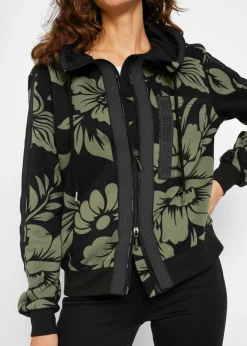 Chaqueta tipo sudadera con algodón