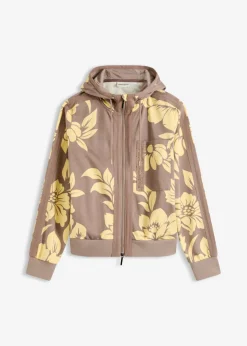 Chaqueta tipo sudadera con algodón