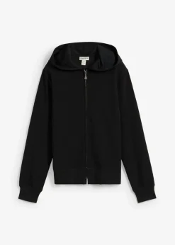 Chaqueta tipo sudadera con capucha y cremallera