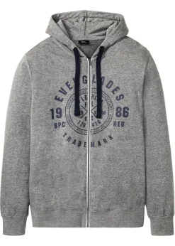 Chaqueta tipo sudadera con capucha y corte cómodo