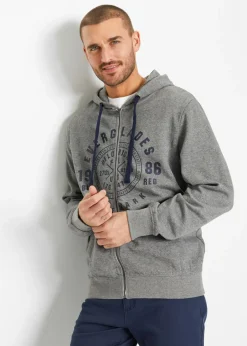 Chaqueta tipo sudadera con capucha y corte cómodo