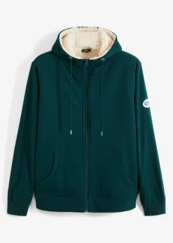 Chaqueta térmica de chándal con capucha y forro polar
