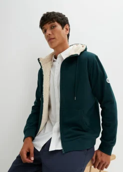 Chaqueta térmica de chándal con capucha y forro polar