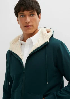 Chaqueta térmica de chándal con capucha y forro polar